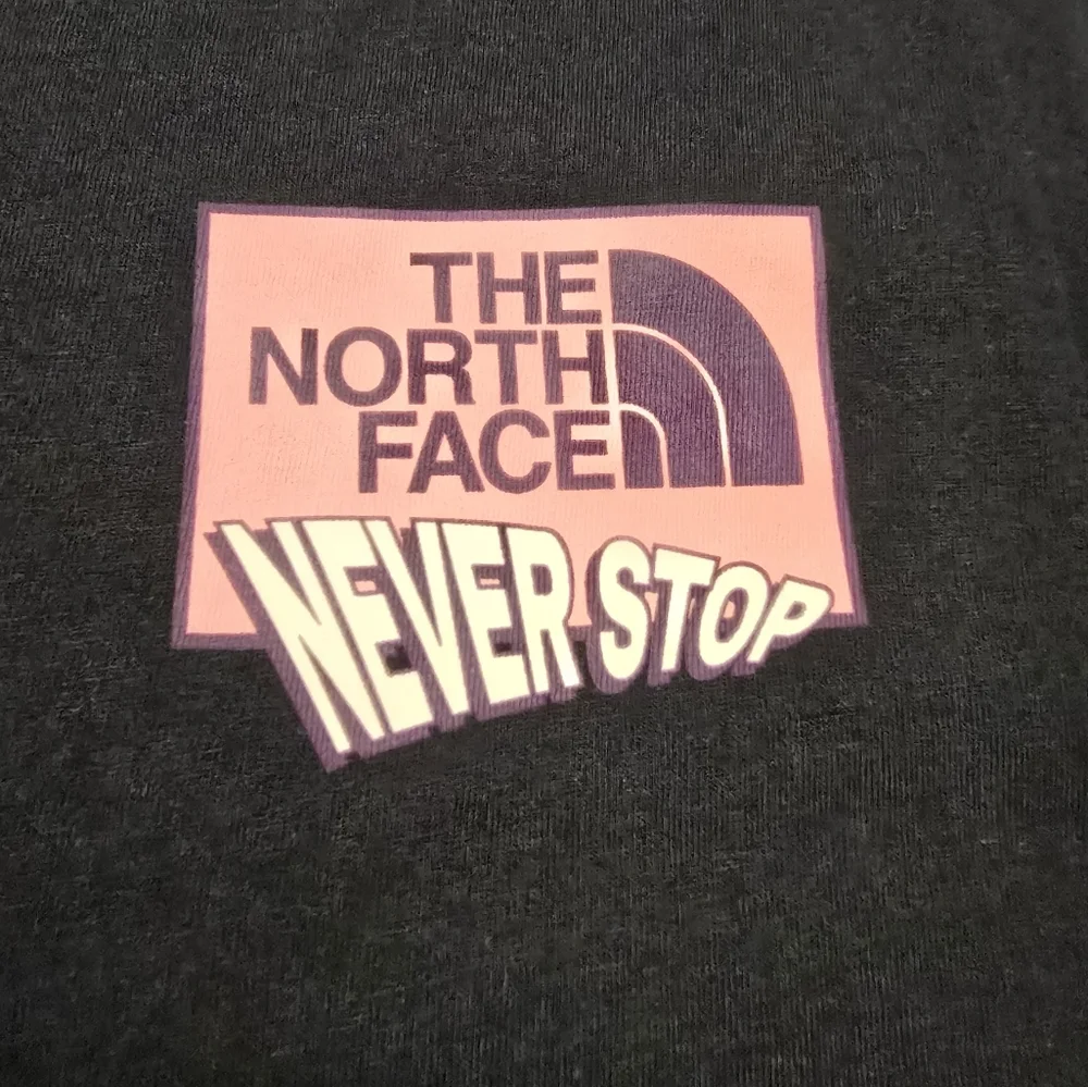 NWT The North Face Cotton Boys Graphic Tee NF0A8B1J4O91-M Black Size M (10) - Picture 4 of 10